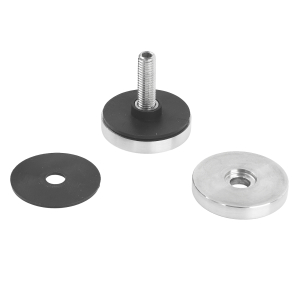 Halb auseinander gebauter Glasplattenhalter
