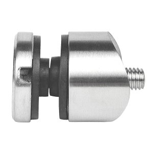 Seitenansicht Glaspunkthalter Edelstahl