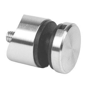 Glaspunkthalter Edelstahl M8 für Rohre 33,7 mm