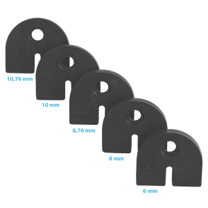 Glashalter Gummieinlage in der Größe 50 x 40 mm