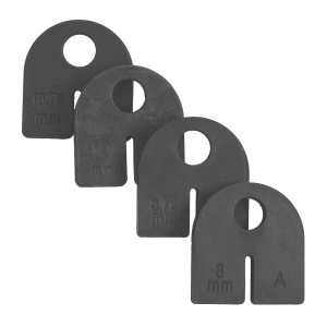 Glasklemme Gummieinlage in der Größe 63 x 45 mm