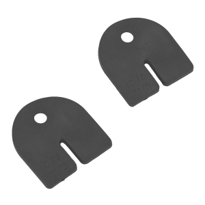 Glasklemme Gummieinlage mit den Maßen 63 x 45 mm
