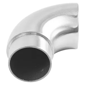 Handlauf Endstück mit geradem Abschluss und 42,4 mm Durchmesser