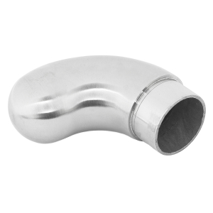 Abgerundetes Edelstahl Endstück für Handläufe mit 48 mm Durchmesser