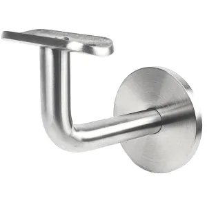Edelstahl Handlaufhalter mit Stockschraube Auflage Ø 42 mm