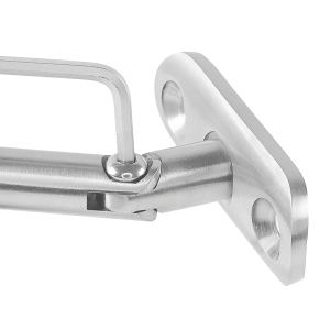 Handlaufhalter mit verstellbarem Gelenk und einer 42,4 mm Anschraubplatte