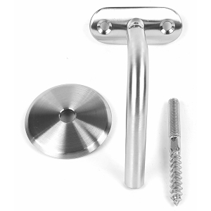 Handlaufhalter Edelstahl verstellbar mit Stock-Schraube für Wand Montage