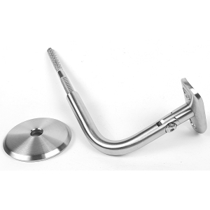 verstellbarer Edelstahl Handlaufhalter mit Stockschraube für Montage an der Wand