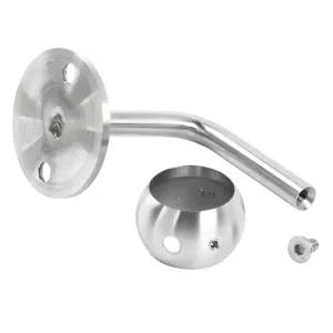 auseinander gebauter Handlaufhalter mit 33,7 mm Ring