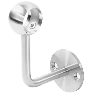 Handlaufhalter mit 33,7 mm Kugelring und 2 Loch Befestigung