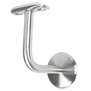 Handlaufträger Edelstahl mit Stockschraube für Wand