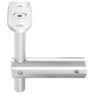 Handlaufhalter für 42,4 mm Pfosten und 33,7 mm Anschraubplatte