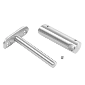 Auseinander gebauter höhenverstellbarer Handlaufhalter für 42,4 mm Rohre