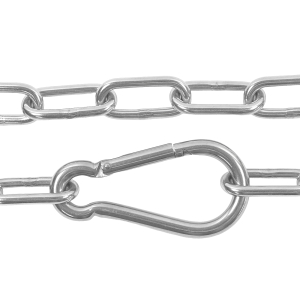 Montagebeispiel des Karabinerhaken aus V4A Edelstahl - 12 x 140 mm