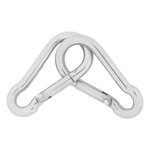 Kleiner Karabinerhaken aus Edelstahl - 4 x 40 mm