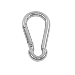 Kleine Karabinerhaken aus Edelstahl V4A - 4 x 40 mm