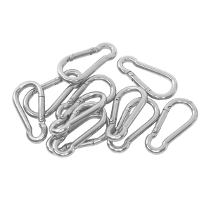 Karabinerhaken klein (4x40mm) aus Edelstahl V4A