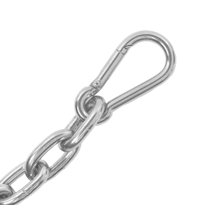 Karabinerhaken 5 x 50 mm an einer Kette