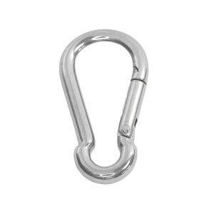 Kleiner Karabinerhaken in der Größe 5 x 50 mm