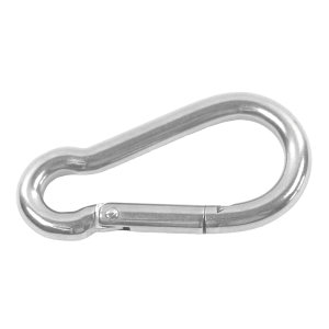8 x 80 mm Karabinerhaken aus V4A Edelstahl
