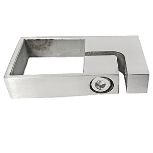 Edelstahl Klemmhalter für Vierkantrohr 30x30 mm