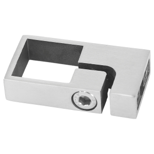 Klemmhalter Edelstahl für Vierkantrohr 40x40 mm