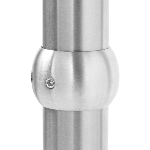 Montierter Kugelring an einem 33,7 mm Rohr