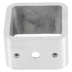Vorderseite des Edelstahl Vierkantring für 40 x 40 mm