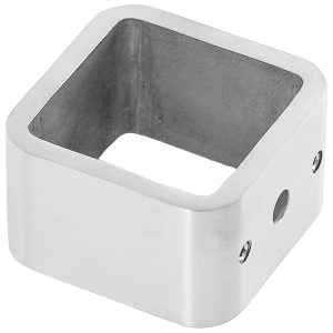 Vierkant Aufsatzring aus Edelstahl für 40 x 40 mm Rohre