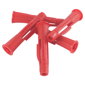 Allzweckdübel 12 mm aus rotem Kunststoff