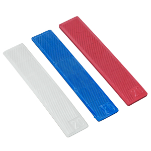 Unterlegplatten aus Kunststoff mit verschiedenen Höhen
