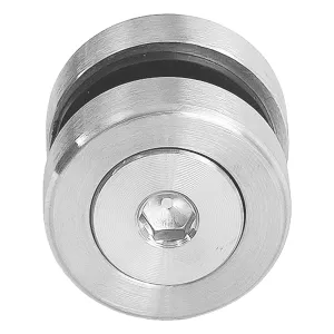 Plattenhalter aus Edelstahl V2A und 30 mm Durchmesser