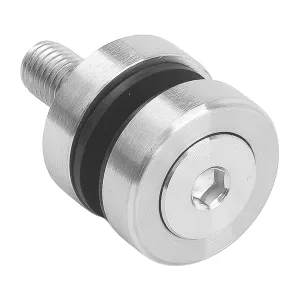 Plattenhalter aus Edelstahl mit 30 mm Durchmesser