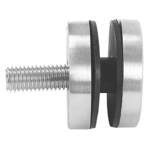 V2A Plattenhalter gerade und mit 40 mm Durchmesser
