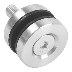 Plattenhalter mit 40 mm Durchmesser inklusive M10 Senkkopfschraube