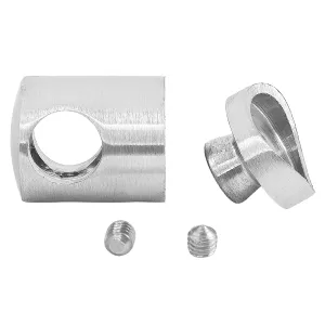 Querstabhalter Edelstahl 12 mm - zerlegt