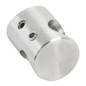 Edelstahl Querstabhalter aus A2 Edelstahl für 42,4 mm Rohre