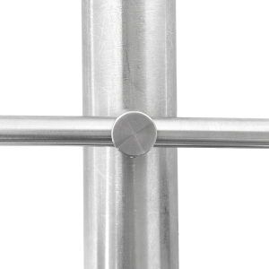 Querstabhalter Edelstahl mit 12 mm Bohrung und 22 mm Durchmesser - Anwendungsbeispiel