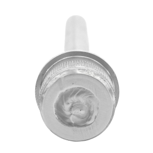 Rohraufsatz Edelstahl mit 12 mm Stift und für 33,7 mm Rohre