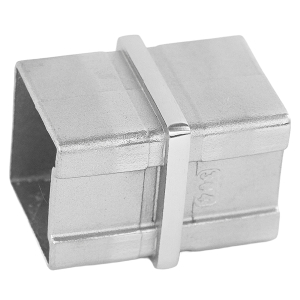 Rohrverbinder Quadratrohr 40x40x2,0 mm aus Edelstahl