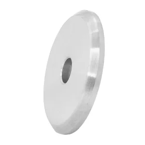 Ronde Edelstahl 50 x 5 mm mit Fase und 10,1 mm Bohrung