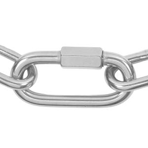 Kettenverbindungsglied Edelstahl V4A - Montagebeispiel