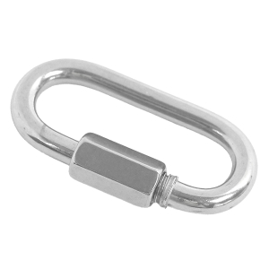 Edelstahl Kettenverbinder in verschiedenen Materialstärken - halboffener Verschluss