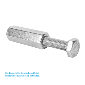 Montagebeispiel der Sechskantschraube nach DIN933 in M10x60mm aus A2