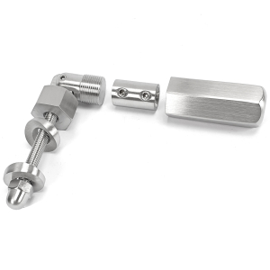 zerlegter Seilspanner mit Gelenk für 4 mm Drahtseil