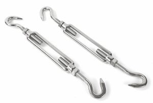 Spannschloß mit 2x Hakenschraube