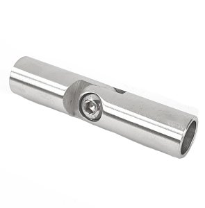 Edelstahl Stabverbinder mit Gelenk für 12 mm Rundstab
