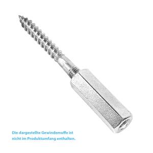 Anwendungsbeispiel einer Stockschraube M10 x 100mm mit Schlüsselfläche