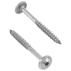 Tellerkopfschraube aus V2A Edelstahl - 6 x 60 mm und 36 mm Gewindelänge