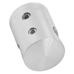Querstabhalter mit DG-Bohrung 10,2 mm und flachem Ansatz